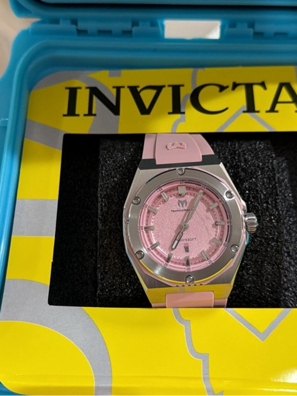 Invicta Pink Dial Pink Strap Women's Sport Watch